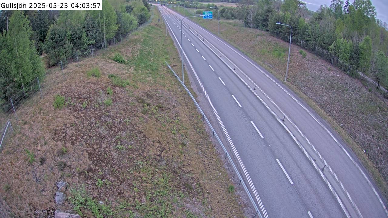 Trafikkamera - Gullsjön, mot Rosenkälla.
