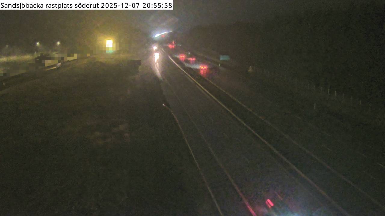 Sandsjöbacka rastplats söderut