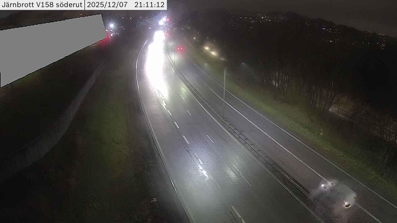 Järnbrottsmotet södra V158 söderut