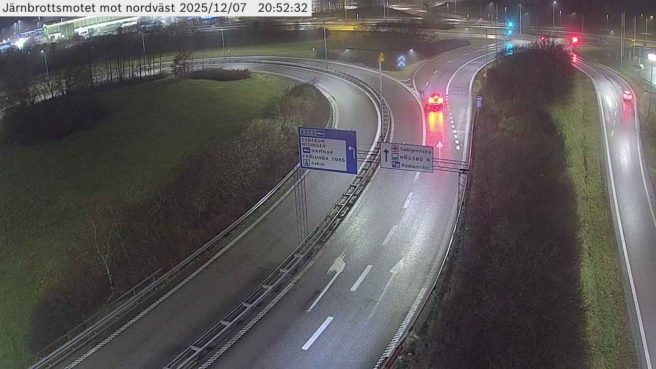 Järnbrottsmotet högmast V158 nordväst