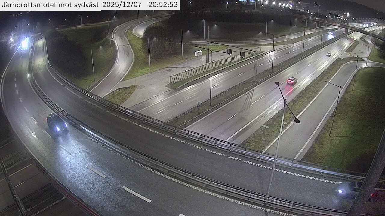 Järnbrottsmotet högmast V158 sydväst