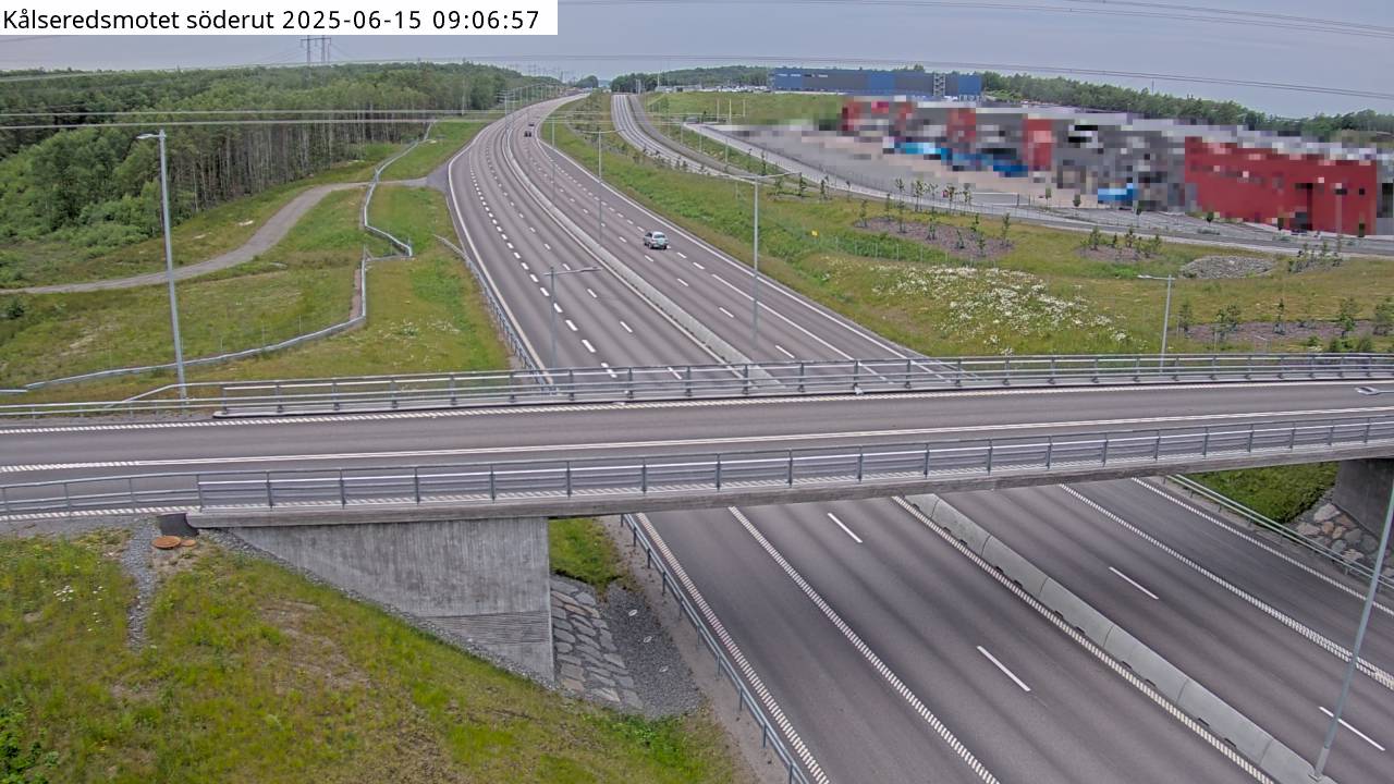 Trafikkamera - Kålseredsmotet söderut